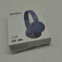 Sony WH-CH520 Wireless Headphones Bluetooth On-Ear Headset with Microphone, Blue