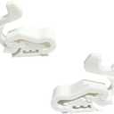 4276ER0001A Left and Right Side Pedestal Drawer Slide Latch Kit Compatible with LG Electronics Dryer,Replacement Assembly for Plastic Latch of Dryer Pedestals,4276ER0002A