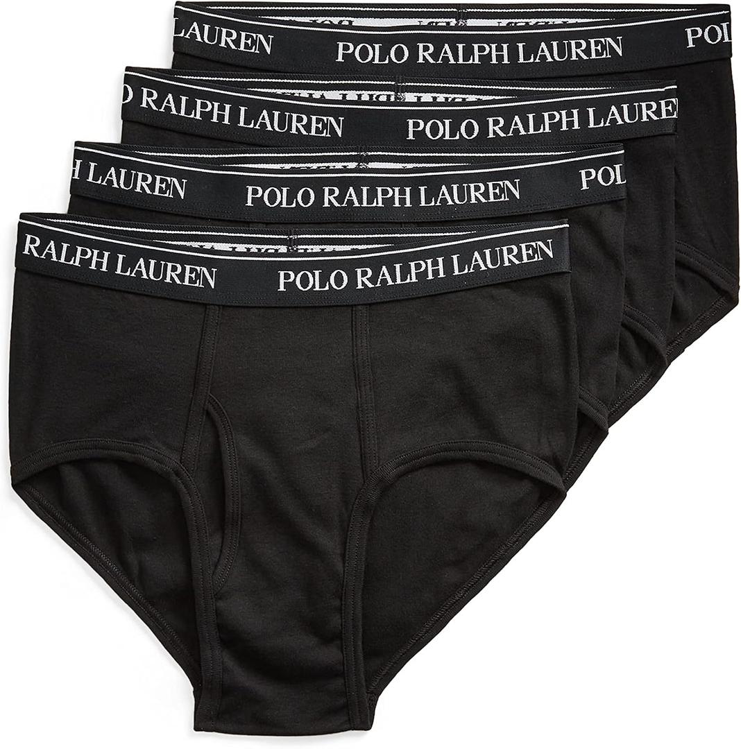 POLO RALPH LAUREN Men's Classic Fit Cotton Briefs, Multipacks (L)