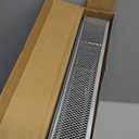 TQVAI Silverware Organizer - 6 Slots Non-Slip Mesh Kitchen Drawer Organizer - Metal Compact Utensil Cutlery Holder in Drawer Tray, Silver