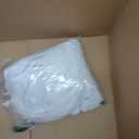Smiry 2 Pack Spandex Table Cloth 4FT, Elastic Fitted White Tablecloth