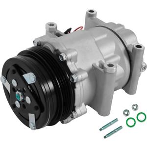 A/C Compressor w/Clutch Fit for 1994-2000 Honda Civic 1997-2001 CR-V 1.6L Air Conditioning Compressor for 38810P3F016 4717050