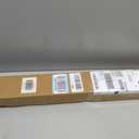 LazBlinds No Drill Zebra Blinds for Windows 35.5" W x 72" H, White
