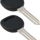 2pcs Car Key Blank Right Slot B111-PT Compatible with GMC Compatible with Chevrolet