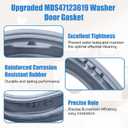 Upgraded MDS47123619 WM3500CW WM3370HWA WM3700HVA WM3270CW WM3670HWA Washer Door Gasket Compatible with LG Front Load Washer Door Seal AGF75223080 AP6236842 LG Washer Door Gasket Washing Machine Parts