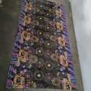 A Happy New Year Plastic Tablecloth Design A Waterproof Disposable Party Dining Table Cover Decor 107.87X53.94 Inches