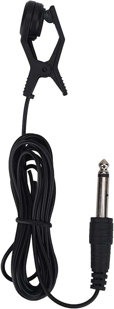 Clip On MicrophoneInstrument PickupTuner Vocal Pickup, Portable Pickup Microphone Universal Tuner Vocal Pick Up Tuner MicrophonePickups & Pickup Covers