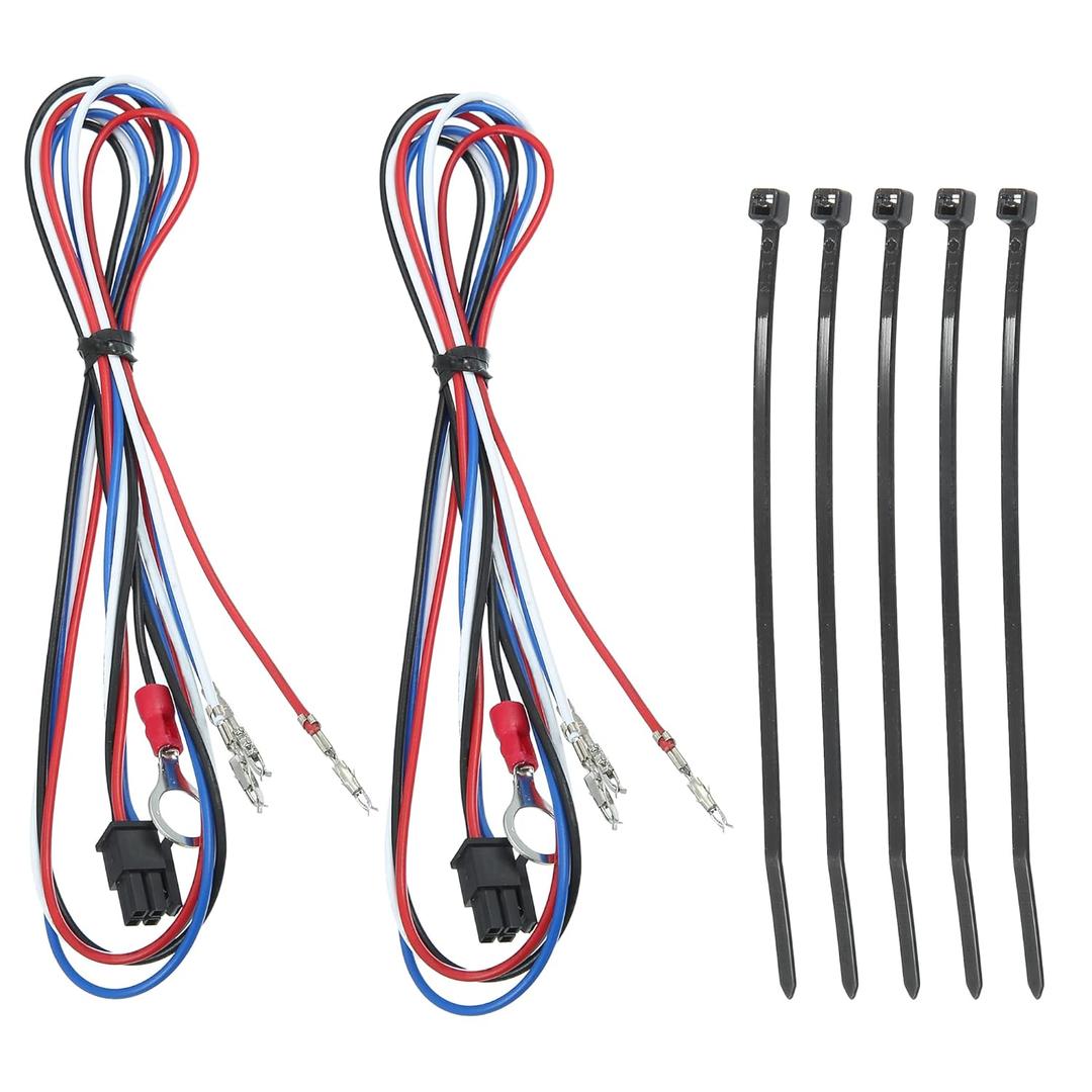 X AUTOHAUX Tow Mirrors Wiring Harness for Chevrolet Silverado 1500 2500 HD 2014-2018 for GMC Sierra 1500 2500 HD 2014-2018 Tow Mirror Adapter Harness for Cargo Running Turn Signals Light