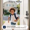 Philips Wi-Fi Door Lock, WiFi Smart Lock Keyless Entry Deadbolt for Front Door, Compatible with Alexa & Google Assistant, Remote Control, Built-in WiFi, APP Fingerprint Passcode Unlock, Auto Locking