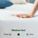 Zinus 10 Inch Green Tea Cooling Memory Foam Mattress [New Version], Twin, Fiberglass Free, Medium Firmness, Cooling Gel Foam, Certified Safe Foams & Fabric, Mattress in A Box