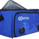 Corona Insulated Cooler with Speakers Holds 36 cans - Modern Floating Cooler with Speakers Super Portable Travel Cooler Durable Speaker with Bluetooth for Parties, Festivals, Boats, and Beaches