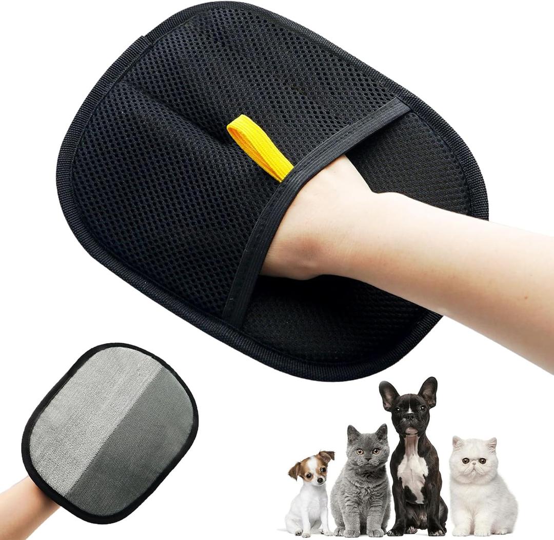 Pet Hair Remover Glove, Electrostatic Removal Gloves for Pet Hair, Pet Hair Remover Gloves for Dog & Cat, Reusable Pet Hair Remover Glove for Carpet, Couch, Clothing, Furniture