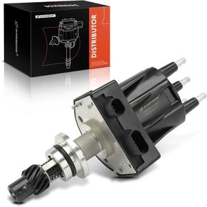 A-Premium Ignition Distributor with Cap and Rotor Compatible with Chevrolet Camaro, Astro, Celebrity, Citation II, LLV & Buick Century, Somerset, Skylark & Oldsmobile Calais & Pontiac 6000, Fiero