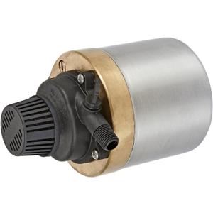 Little Giant S1200PT-20 115 Volt, 920 GPH Oil-less Stainless Steel and Bronze Direct Drive Pump for Fresh or Salt Water Ponds or Fountains, Steel, 517100004