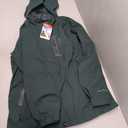 Diamond Candy Women's Waterproof Rain Jacket with Hood Lightweight Outdoors Raincoat, Large