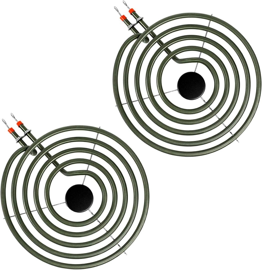 UPGRADED MP21YA 8" Electric Stove Burners Compatible with Kenmore Maytag Norge Whirlpool Stove Element Coil,MP22YA Stove Coil Electric Range Burner Element Replacement Parts Stove Top Burner (2 Pack)