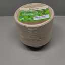 32 Oz Deep Paper Bowls Disposable Bowl - Disposable Heavy Duty Compostable Bowls, Eco-friendly Sugarcane Bagasse Biodegradable Bowl for Soup, Salad, Dessert, Ice Cream [50 Pack without Lds]