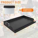 COZEER Cast Iron Griddle 25 x 18,Nonstick Griddle for Gas Grill with Groove | Universal, Muti-Purpose, Pre-Seasoned, Upgrated, for Camping, Tailgating, Paties