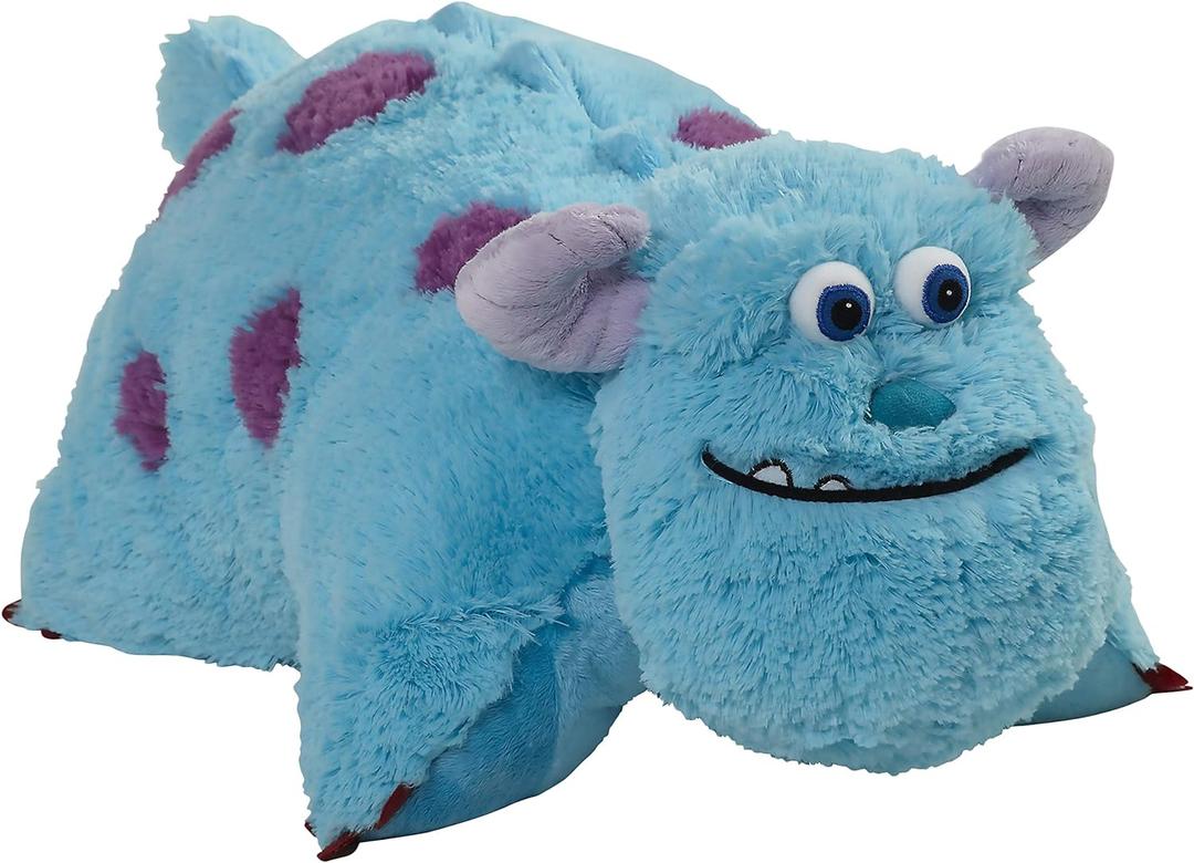 Pillow Pets Monsters Inc 16" Sulley Stuffed Animal, Disney Monsters University Plush Toy