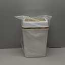 Bathroom Trash Can with Lid 4 Gallon Trash Can Small Garbage Can White Trash Can with 300 Counts Trash Bags for Kitchen Bedroom Office Dorm