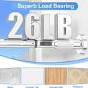 Long Tension Rod 41-166inch Silver Tension Curtain Rods no Drilling