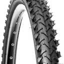 Hycline Mountain Bike Replacement Tire: 26x1.95 inch (52-559mm) Premium Butyl Rubber Puncture-Resistant Folding Bicycle Tire Compatible with MTB Off-Road Bike
