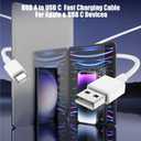 3-Pack [10FT+6FT+3.3FT] USB A to USB C Cable Car Carplay Cable for iPhone Air 17 16e 16 15 Pro Plus Pro Maxfor Galaxy S25/S24, for iPad Pro/Air/mini, for MacBook Pro/Air and More
