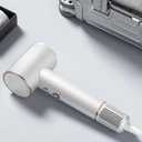 High-Speed Ionic Hair Dryer:3Min Fast Dry with Brushless Motor - Quiet, Mini Portable Hair Dryer Hair Care with Diffuser for Curly Hair Salon Home Travel for Women/Men/Baby/Pet (White)