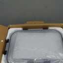 HOMBERKING 10 Pack Borosilicate Glass Meal Prep Containers with Locking Lids, Glass Food Storage Containers Set, Airtight Lunch Bento Boxes, BPA-Free & Leak Proof, 36oz & 14oz, Freezer, Oven Safe