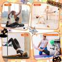 6 Pair Christmas Pilates Socks Novelty Socks Non-Slip Grippy Yoga Supplies for Merry Christmas Dance Workout