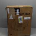 HOMLAND Raised Toilet Seat with Handles, Handicap Toilet Seat Risers for Seniors, Elevated Toilet Seat Fits Most Toilet, Gray