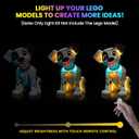 Upgraded Led Light Kit Compatible with Lego Disney 101 Dalmatians Puppy Building Set, Lights Decoration Compatible with Lego 43269 (Model Not Included)