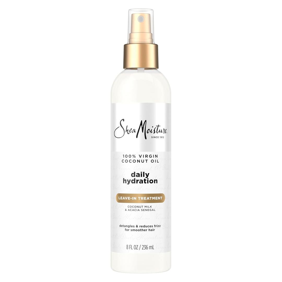 SheaMoisture 100% Virgin Coconut Oil Leave-in Treatment, 8 Ounce (8 Fl Oz (Pack of 1))