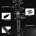PROEZE Front Strut Assembly for 2007-2012 Caliber, Shock Absorber Front with Coil Springs Replace 172367 172368, Driver and Passenger Side, 2PCS