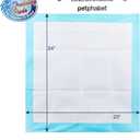 Petphabet Puppy Dog Training Potty Pads - 84 Count Box - 23" x 24" Large - Ultra-Absorbent Pet Pee Pads for Puppy Housebreaking (84 Pack)