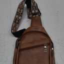 Telena Sling Bag for Women Crossbody Bags Purse for Women Vegan Leather Fanny Pack with Adjustable Strap