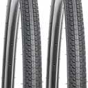 YUNSCM 2-PCS 700C Bike Tires 700x32C 32-622 Compatible with Road Bike 700x30C 700x31C 700 x 32C 700x33C 700x34C Bicycle Tires (Y-1317)