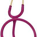 3M Littmann Classic II Infant Stethoscope, 2157, Stainless Steel Rainbow-Finish Chestpiece, 28" Raspberry Tube, Brass Stem, and Headset