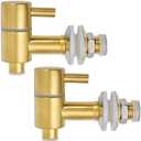 Akamino Spigot for Beverage Dispenser, Stainless Steel Lever Pour Spout Water Dispenser Replacement Faucet for Berkey and Other Gravity Filter Systems,Gold 1 PCs