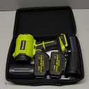 YUQUESEN Cordless Leaf Blower, 980,000 RPM Handheld Leaf Blower with 2 X 4.0Ah Batteries & Charger, Lightweight Leaf Blowers for Patio Cleaning, Lawn Care, Leaves, Dust - Light Green