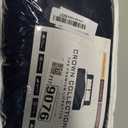 Crown Collection Luxuriate Hotel 1000-TC Hypoallergenic Ultra Soft Design 100% Egyptian Cotton Pinch Plated Duvet Cover with Zipper Colser & 2pcs Pillow Case Set (Super King Plus 120X120) Navy Blue