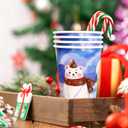 Fancy Land 24 Pcs 16 Ounces Christmas Disposable Coffee Cups Merry Xmas Paper Cups with Lids Sleeves Holiday Cold Beverage Hot Chocolate Drinks Dinner Party Tableware Decorations Supplies Character