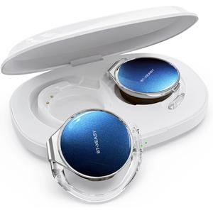 Micool Open Ear Headphones Bluetooth 5.4, Sport On Ear Headphones Wireless, Water-Drop Shaped Noise Cancelling Clip On Headset Bluetooth with Long Battery Life, Comfort Fit 4 Microphones Earphones