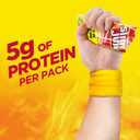 Slim Jim Beef 'N Cheese Smoked Meat Sticks, Original Flavor, 5g Protein Per Serving, Snack Size, 0.9 oz. (10 Count)
