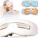 Eye Massager with Heat and Cooling for Migraine Relief, Cooling Eye Mask Birthday Gifts for Women & Men, 15 Massage Vibration with Bluetooth Music Heated Eye Masks for Dry Eyes