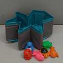 Cat Pool Toy, Water Toys for Cats, Best Cat Toys for Bored Indoor Cats, Hunting Toys for Indoor Catss, Portable Play Mat, Pet Swimming Pool for Self Play Enrichment (1pcs Pool + 6pcs Toy)