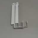 Over The Door Hanger Folding Clothes Drying Rack, Folding Hanging Coat Rack for Indoor Laundry Room Compact Small Space Foldable Portable Clothing Hanger Hook Collapsible- 2 Pack (White)