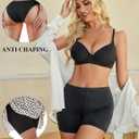 Avidlove Women's Slip Shorts for Under Dresses Seamless Under Shorts Smooth Shaping Boyshorts Panties Anti Chafing Underwear (Black, M)