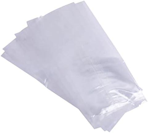Luxshiny 200pcs Transparent Ice Bags for Homemade Disposable Ice Cream Storage Bags for Parties and Events Keep Treats Fresh and Organized