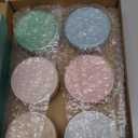 KeaBabies 6pk 4oz Glass Baby Food Containers with Lids - Leak-Proof, Microwavable Small Glass Jars, Baby Purees & Toddler Snack Storage Containers, BPA-Free, Dishwasher & Freezer Safe (Musk Dusk)